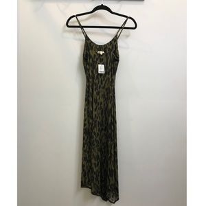 NWT UO Silence+Noise Animal Print Slip Dress,Small